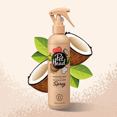 Product shot of the Pet Head Sensetive Soul Spray