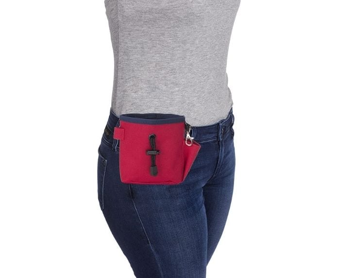 Company of Animals Pro Treat Bag fixed to belt