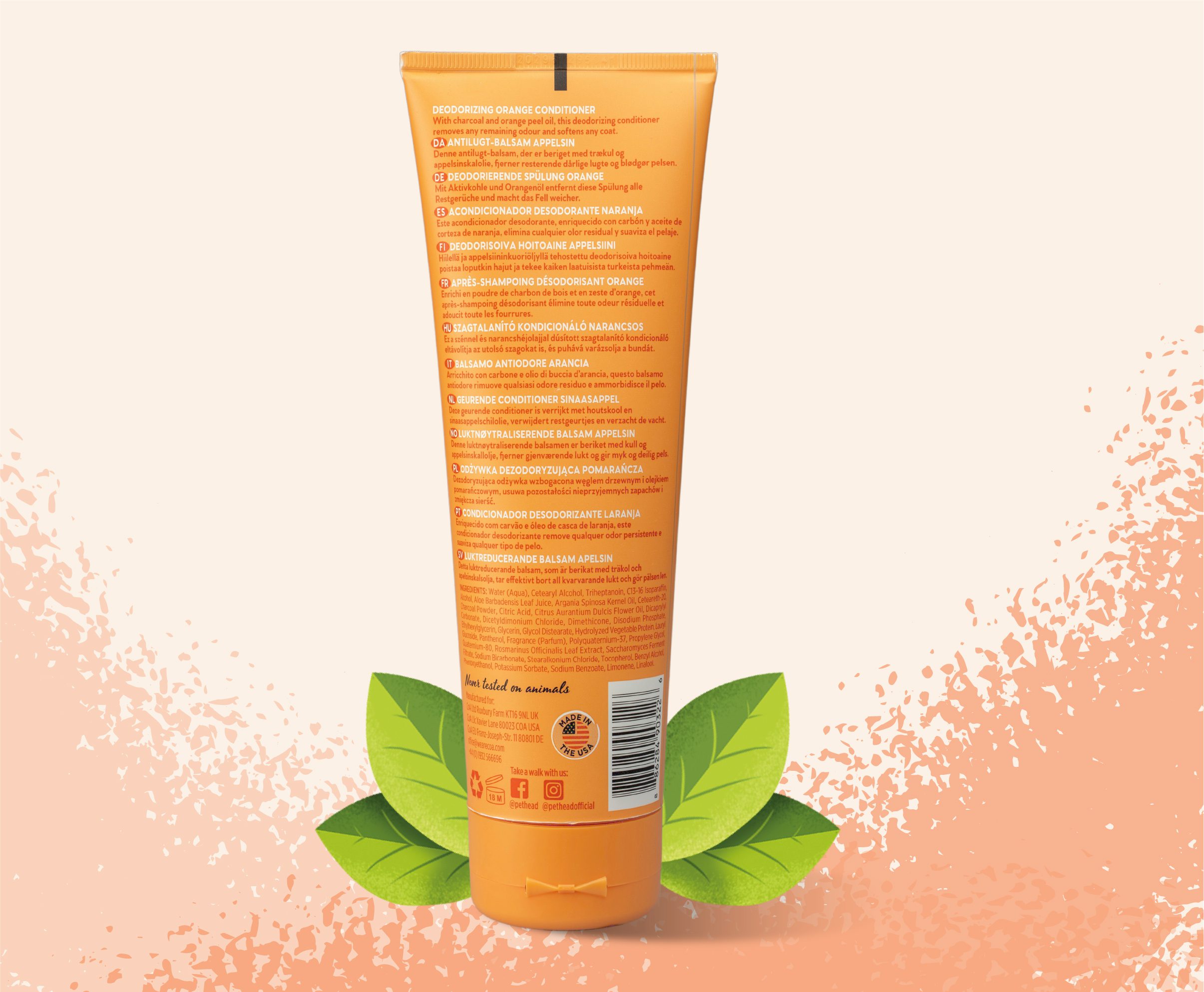 Conditioner back of pack